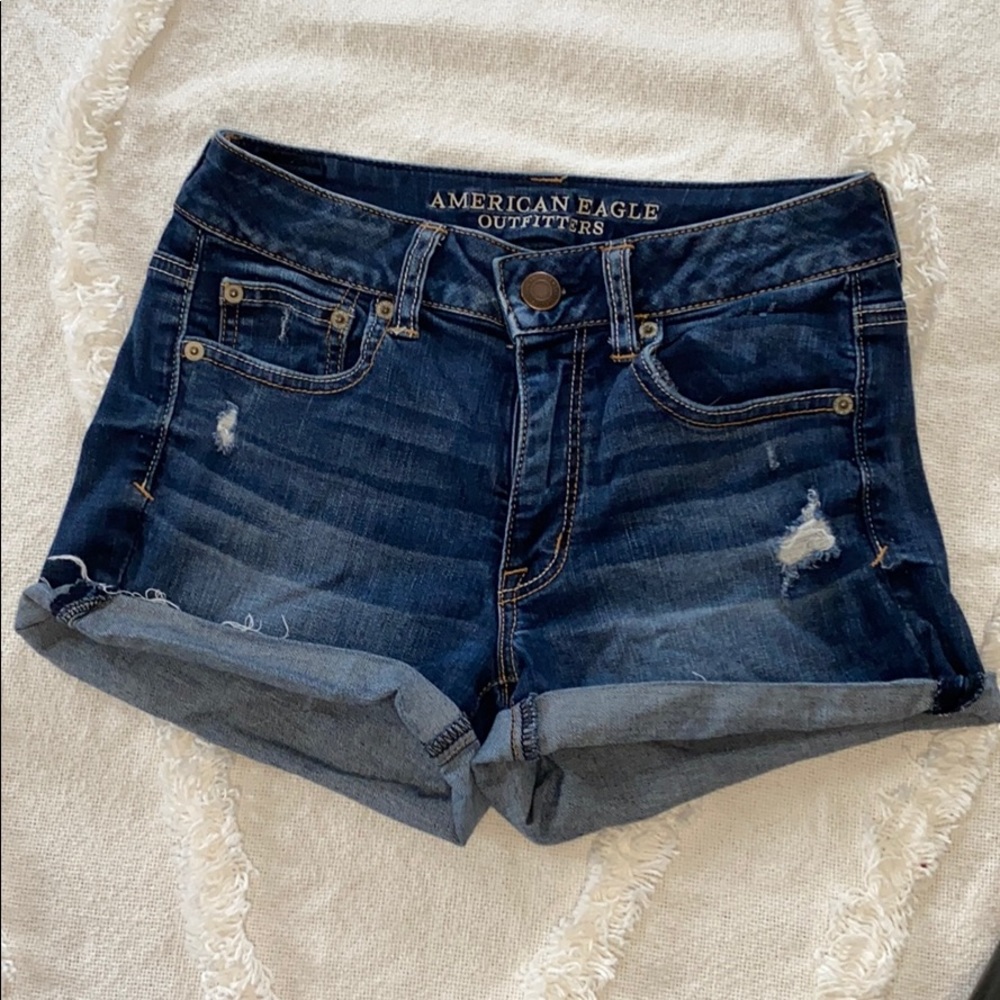 American Eagle super stretch jean shorts